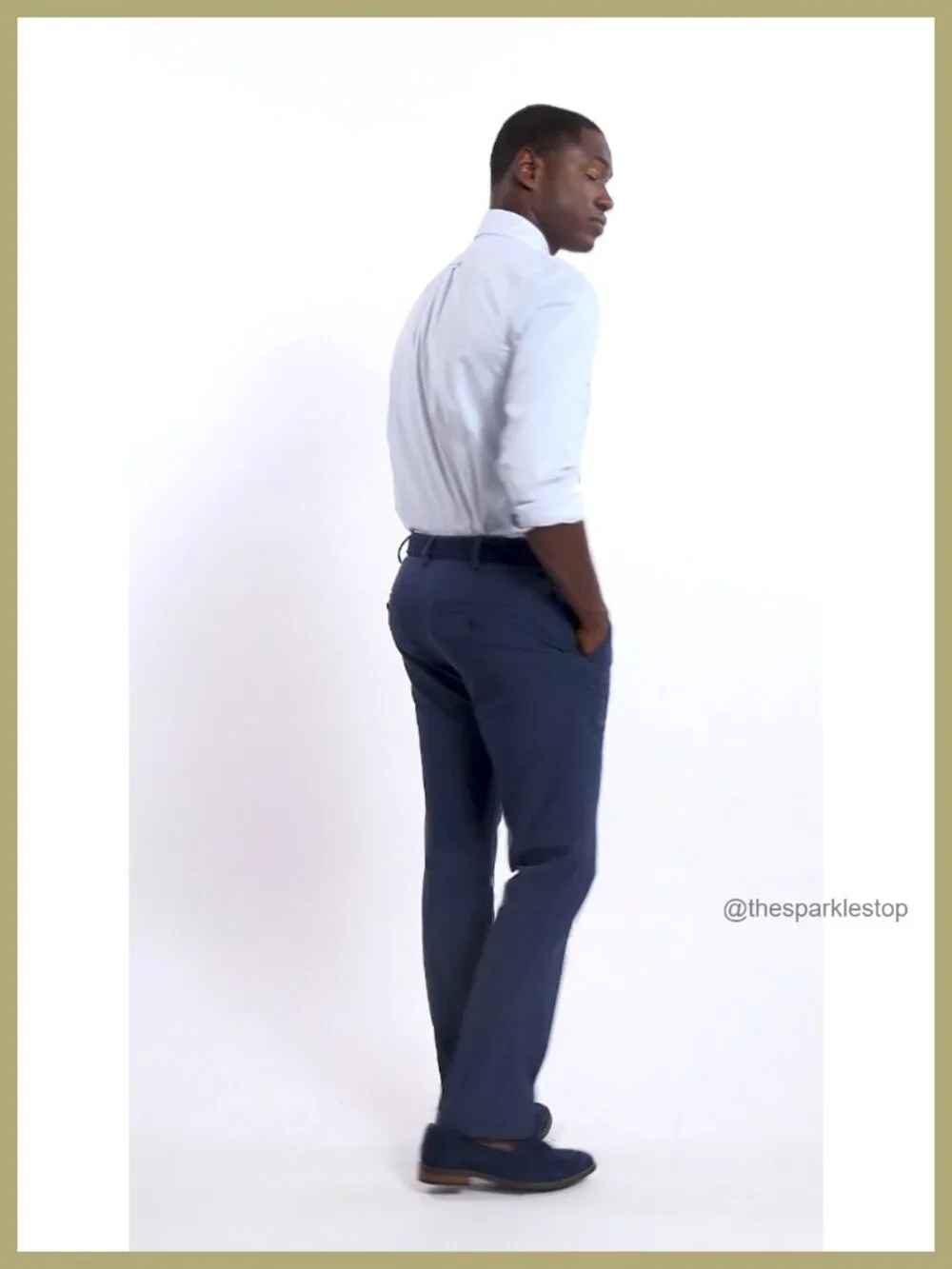 Men's Stretch Straight Fit Flat Front Chino Pants, Quick Dry, Wicking, Travel